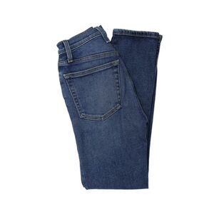Re/Done Women Blue High Rise Skinny Jeans Cotton Button Size 23
